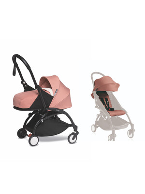 Babyzen YOYO2 Stroller Black Frame with Ginger Newborn Pack & FREE 6+ Color Pack